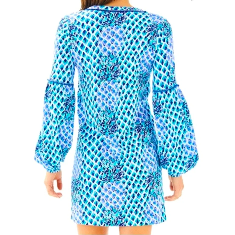 Lilly Pulitzer Joy Dress Resort White Toe In Engineered  Dress - Picture 3 of 9